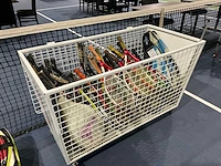 Partij tennisrackets + opslagkist - afbeelding 4 van  5