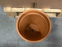Partij teracotta bloempotten h21xø25cm (50x) - afbeelding 2 van  3