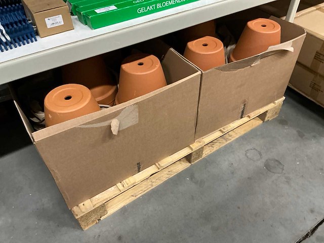 Partij teracotta bloempotten h21xø25cm (50x) - afbeelding 3 van  3