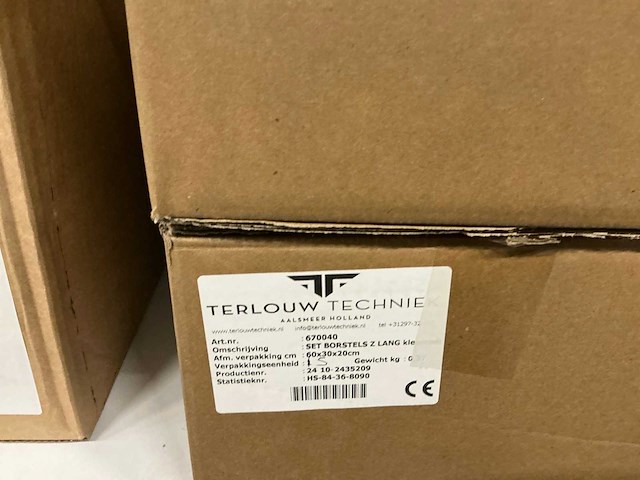 Partij terlouw techniek set borstels z lang (30x) - afbeelding 4 van  4
