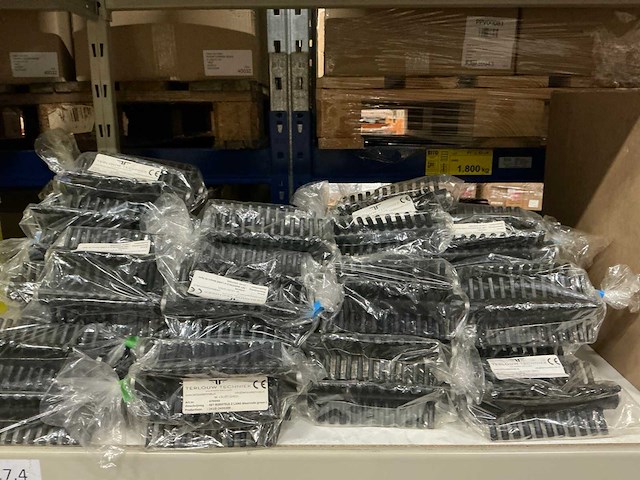 Partij terlouw techniek set borstels z&h lang kleurc-groen&blauw (48x) - afbeelding 1 van  2