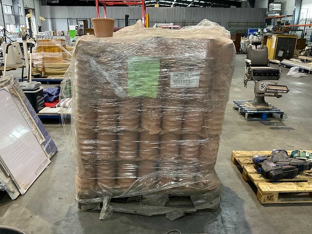 Partij terracotta bloempotten - afbeelding 6 van  8