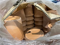 Partij terracotta bloempotten - afbeelding 7 van  8
