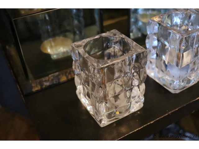 Partij theelichthouders, diverse afmetingen - afbeelding 4 van  5