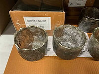 Partij theelichthouders h7,5cm (72x) - afbeelding 2 van  5