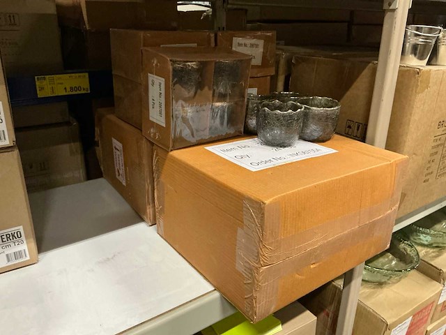 Partij theelichthouders h7,5cm (72x) - afbeelding 4 van  5