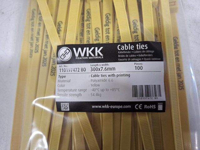 Partij tiewraps, wkk - afbeelding 2 van  3