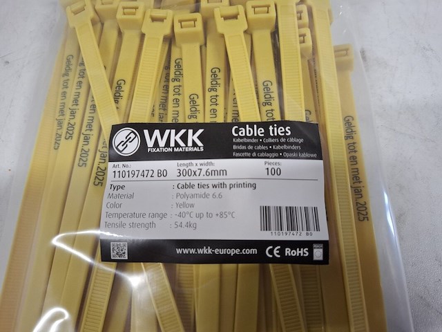 Partij tiewraps, wkk - afbeelding 2 van  3