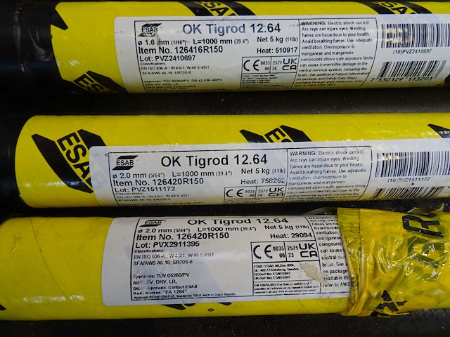 Partij tig lasdraad (15x) - afbeelding 3 van  8