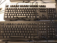 Partij toetsenborden en muizen, divere merken o.a. logi toetsenbord k120 & hp - afbeelding 4 van  5