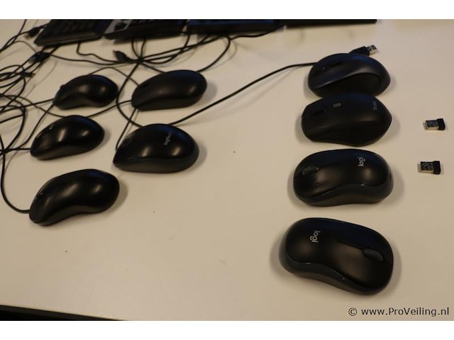 Partij toetsenborden en muizen, divere merken o.a. logi toetsenbord k120 & hp - afbeelding 5 van  5