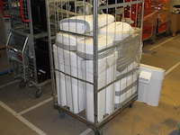 Partij toiletrol houders + sanitaire afvalbakken c.a. 15 stuks - afbeelding 9 van  11