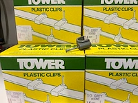 Partij tower plastic clips (2900x) - afbeelding 2 van  5