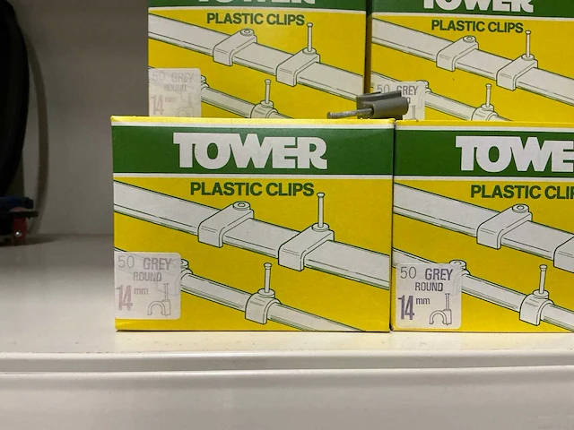 Partij tower plastic clips (2900x) - afbeelding 5 van  5