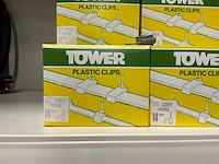 Partij tower plastic clips (2900x) - afbeelding 5 van  5