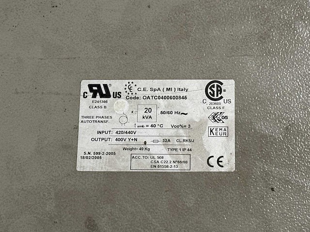 Partij transformatoren/autotransformers trafo's - afbeelding 5 van  9