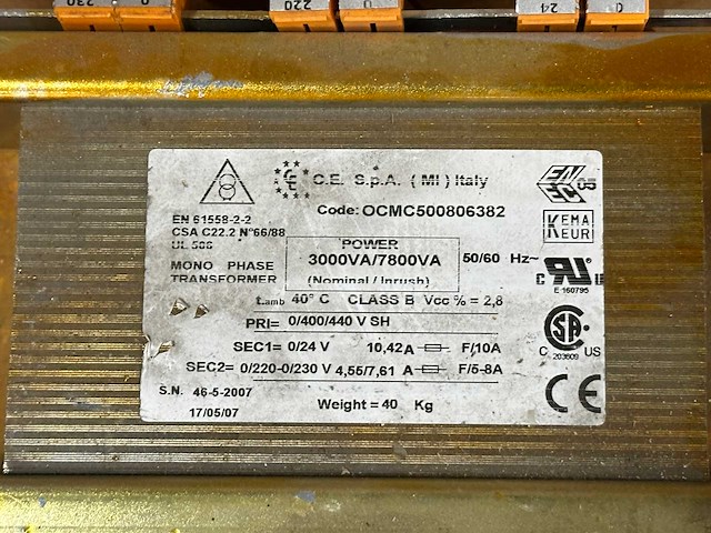 Partij transformatoren/autotransformers trafo's - afbeelding 9 van  9