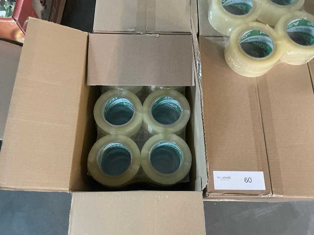 Partij transparant tape - afbeelding 3 van  6