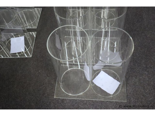 Partij transparante acryl cilinders - afbeelding 2 van  6