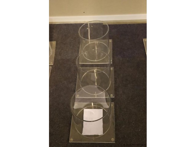 Partij transparante acryl cilinders - afbeelding 5 van  6