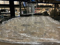 Partij transparante verpakkingspotten met zwarte deksel 500ml (850x) - afbeelding 2 van  4