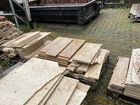 Partij travetijn vloertegels - afbeelding 1 van  3