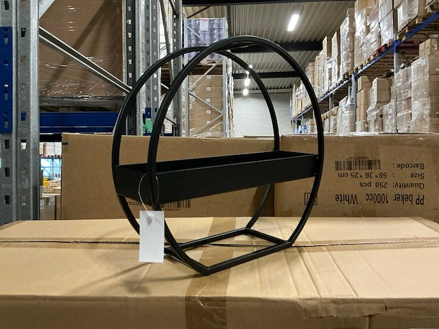 Partij tray deco round h33cm (40x) - afbeelding 1 van  3