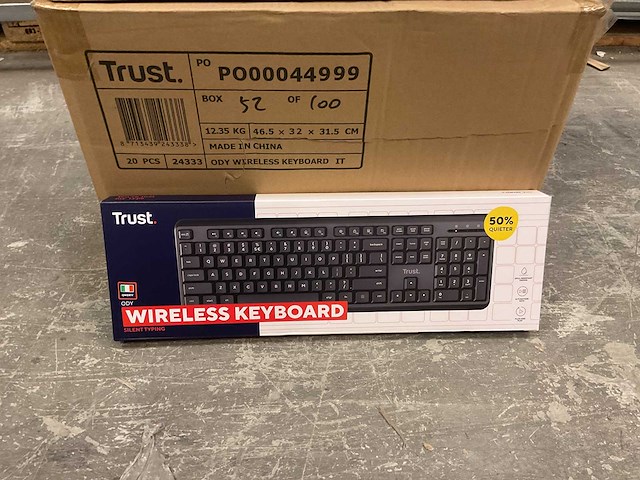 Partij trust wireless toetsenborden (40x) - afbeelding 2 van  4