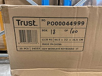 Partij trust wireless toetsenborden (40x) - afbeelding 3 van  4