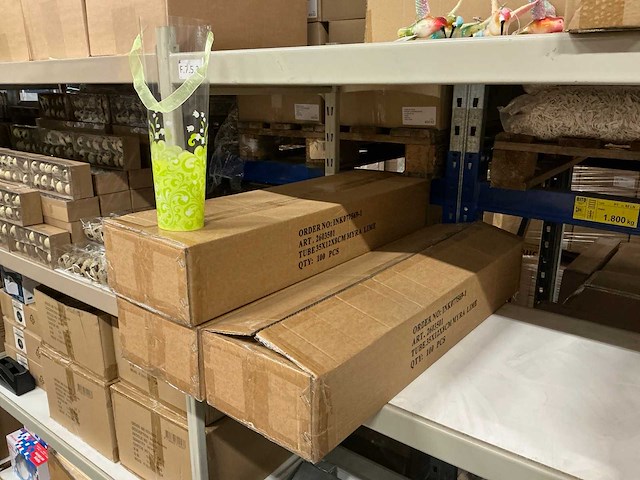 Partij tube 35x12x8cm myra lime (300x) - afbeelding 1 van  3