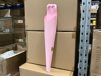 Partij tube floral with sticker pink (3000x) - afbeelding 1 van  7