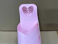 Partij tube floral with sticker pink (3000x) - afbeelding 5 van  7