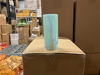 Partij tube lighting d8/h18cm blue with stars and timer (72x) - afbeelding 1 van  5