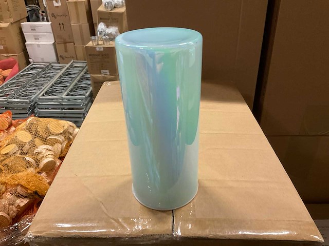 Partij tube lighting d8/h18cm blue with stars and timer (72x) - afbeelding 3 van  5