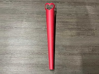 Partij tubes carry love paper 46x6x2cm red (900x) - afbeelding 1 van  7