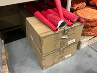 Partij tubes carry love paper 46x6x2cm red (900x) - afbeelding 2 van  7