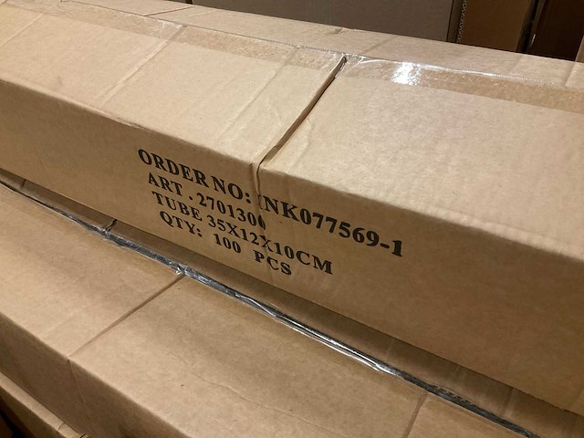 Partij tubes je porte bonheur! 35x12x10cm (1500x) - afbeelding 8 van  8