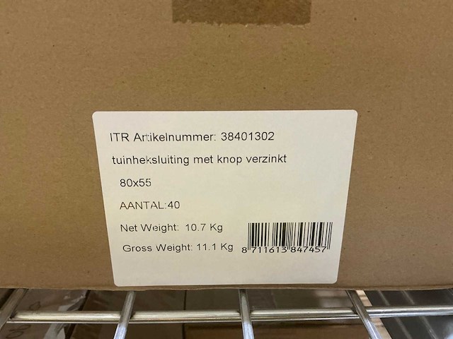 Partij tuinhek sluitingen (80x) - afbeelding 2 van  5