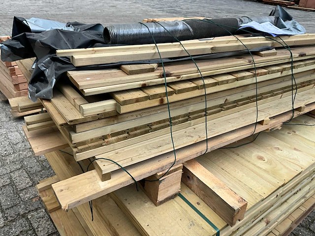 Partij tuinhout - afbeelding 4 van  4