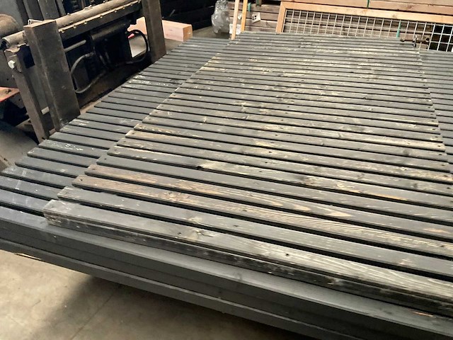 Partij tuinschermen met poort en kozijn - 180x180 cm - afbeelding 3 van  13