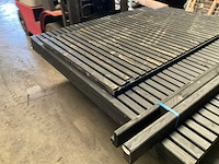 Partij tuinschermen met poort en kozijn - 180x180 cm - afbeelding 13 van  13