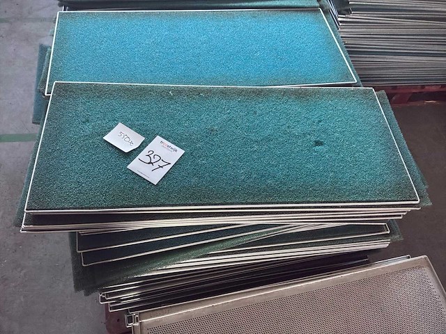 Partij tulband matten & geperforeerde platen (ca. 550x) - afbeelding 2 van  2