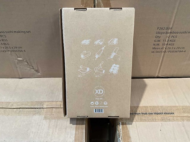 Partij ukiyo sushi maker set bamboe (96x) - afbeelding 3 van  5