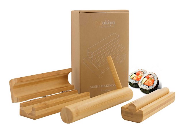 Partij ukiyo sushi maker set bamboe (96x) - afbeelding 4 van  5