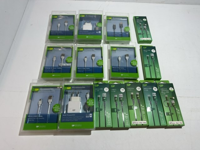 Partij usb-laad/datakabels, gp - afbeelding 1 van  3
