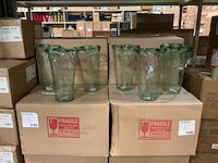 Partij vaas vila d21/h35cm groen transparant (90x) - afbeelding 1 van  6