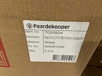 Partij vaas vila d21/h35cm groen transparant (90x) - afbeelding 6 van  6