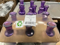 Partij vaas/kandelaar florence paars h28cm (528x) - afbeelding 4 van  5