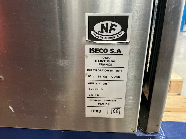 Partij van 3 professionele iseco / sip aube regenereer- en warmhoudovens (1x mp 411 en 2x mp 1011) - afbeelding 10 van  16