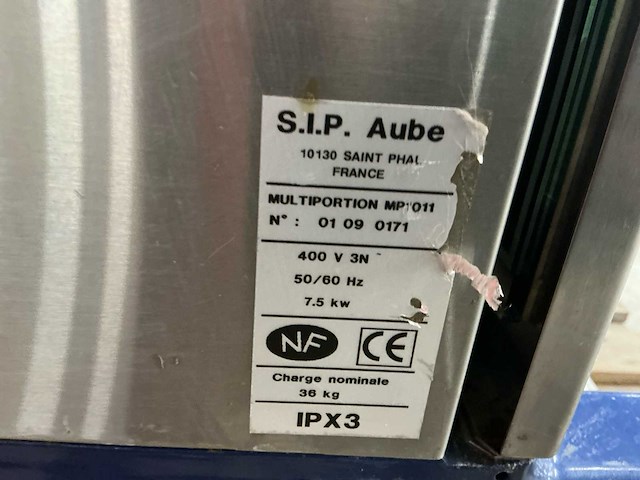 Partij van 3 professionele iseco / sip aube regenereer- en warmhoudovens (1x mp 411 en 2x mp 1011) - afbeelding 14 van  16
